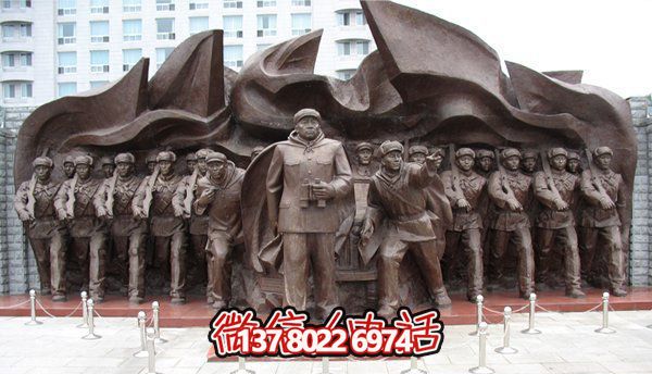 抗戰時(shí)期銅雕雕塑，緬懷那段英雄時(shí)光