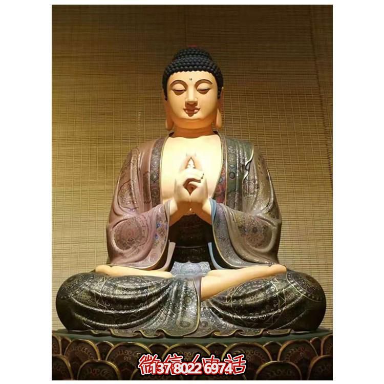 玻璃鋼如來(lái)佛祖供奉菩薩景觀(guān)