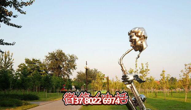 不銹鋼雕塑，景觀(guān)嗩吶奏吹
