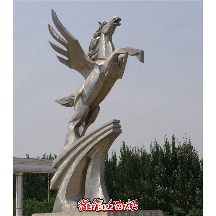 不銹鋼拉絲雕塑，點(diǎn)綴廣場(chǎng)、學(xué)校及園林景觀(guān)