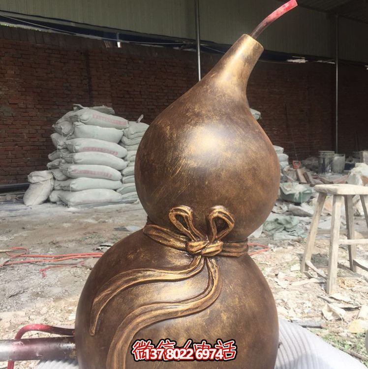 萬(wàn)用銅雕葫蘆，集家居裝飾、鎮宅辟邪、雕塑藝術(shù)于一體