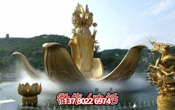 觀(guān)音大型戶(hù)外景區雕塑 觀(guān)音大型戶(hù)外景區雕塑