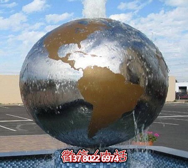 高品質(zhì)不銹鋼噴泉雕塑，裝點(diǎn)你的公園