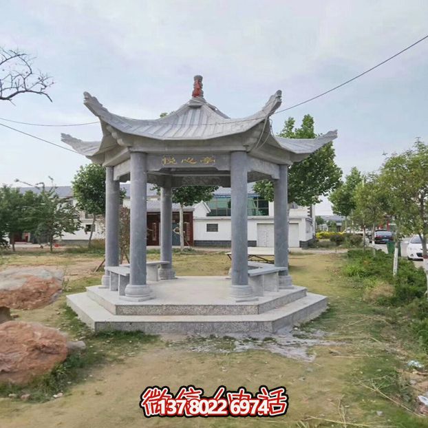 舒適涼亭休息座椅，最適合鄉村戶(hù)外休閑