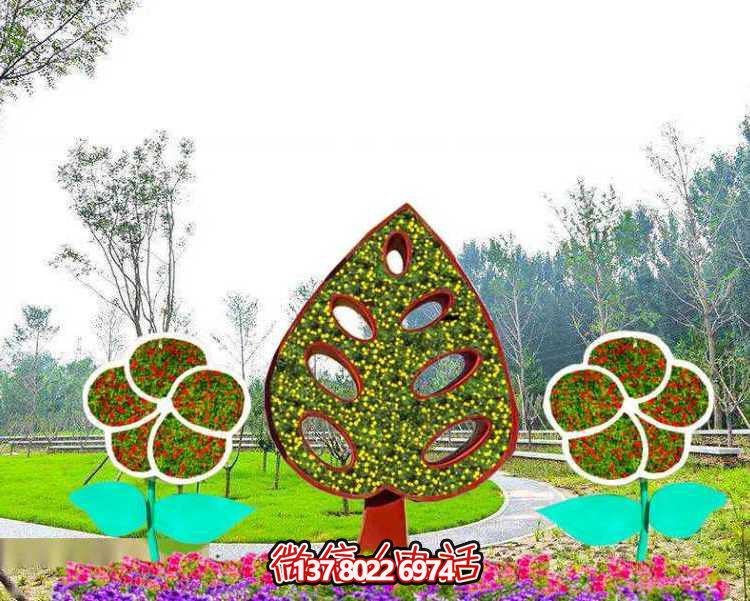 城市綠色景觀(guān)雕塑——仿真五色草造型