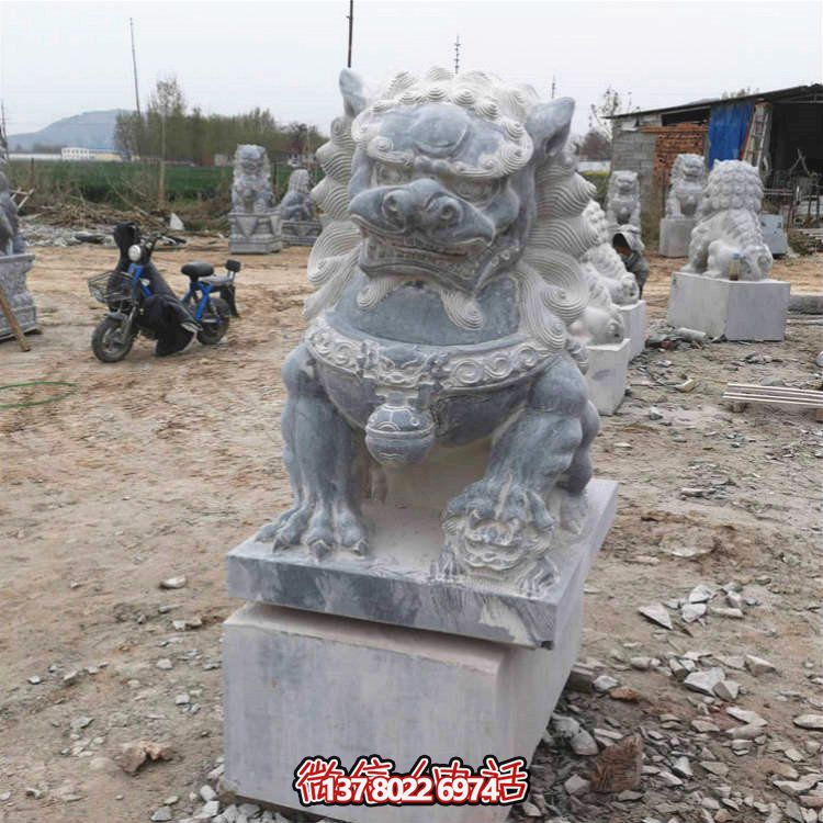 仿古大理石石雕獅子雕塑，為你的園林景觀(guān)增添經(jīng)典風(fēng)采