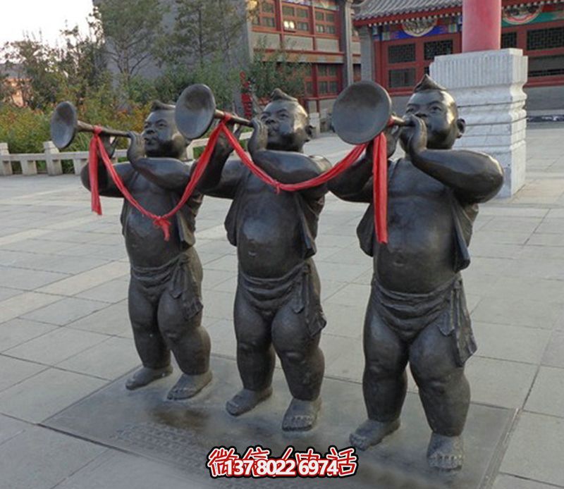 精美景觀(guān)雕塑吹奏喇叭 精美景觀(guān)雕塑吹奏喇叭