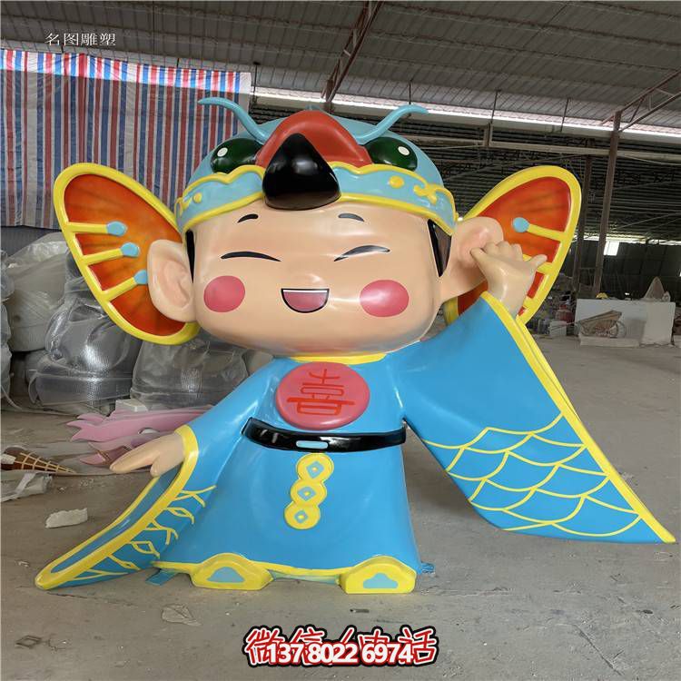 玻璃鋼彩繪卡通人物景觀(guān)雕塑-給你一個(gè)全新的商場(chǎng)和游樂(lè )園體驗