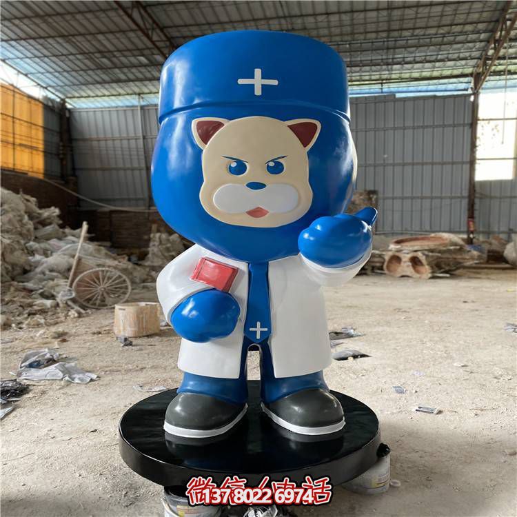 創(chuàng  )意玻璃鋼動(dòng)物形象擺件