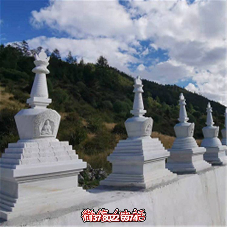 大理石雕刻舍利菩提寶塔景區寺廟戶(hù)外擺件