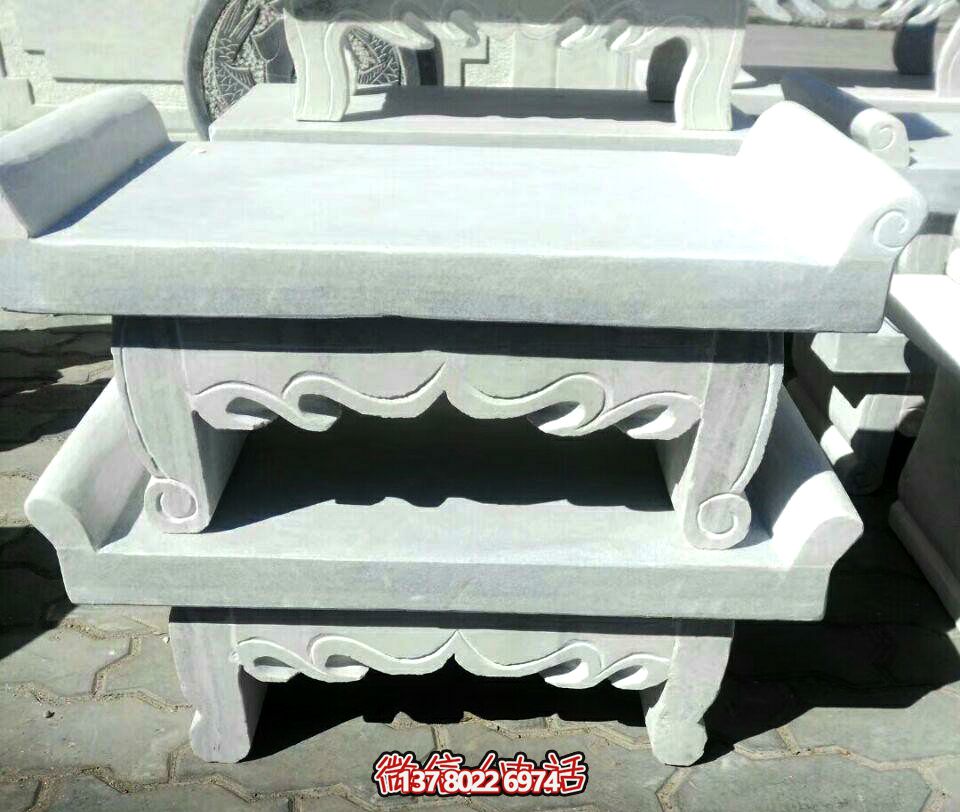 漢白玉佛像供桌，裝點(diǎn)景區寺院