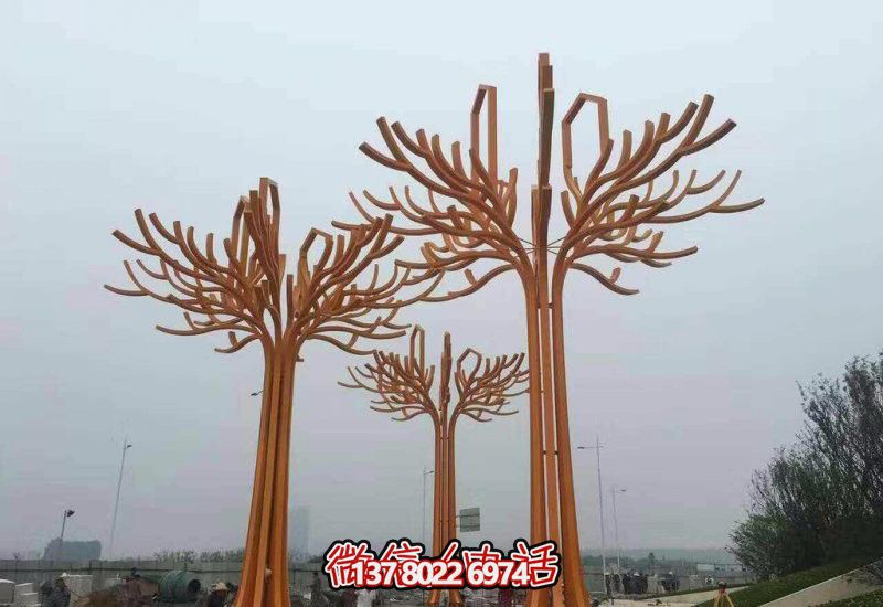 不銹鋼公園雕塑——抽象樹(shù)形藝術(shù)品 不銹鋼公園雕塑——抽象樹(shù)形藝術(shù)品