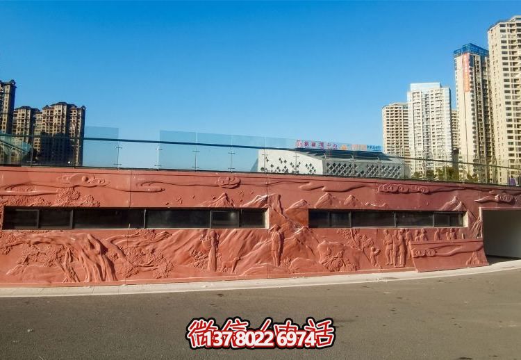 絢麗藝術(shù)空間，創(chuàng  )意戶(hù)外浮雕銅雕影壁壁畫(huà)雕塑