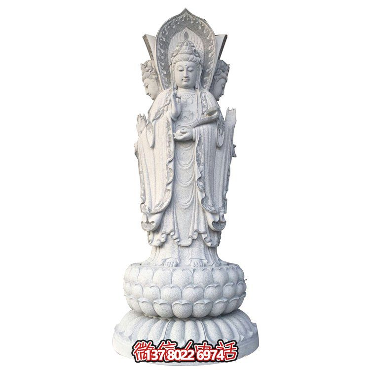 大理石雕刻觀(guān)世音大型園林面景區