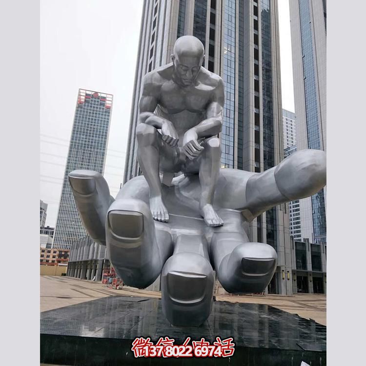 大型不銹鋼創(chuàng  )意人物景觀(guān)雕塑——鐫刻在商業(yè)街、商業(yè)廣場(chǎng)的精美絕倫