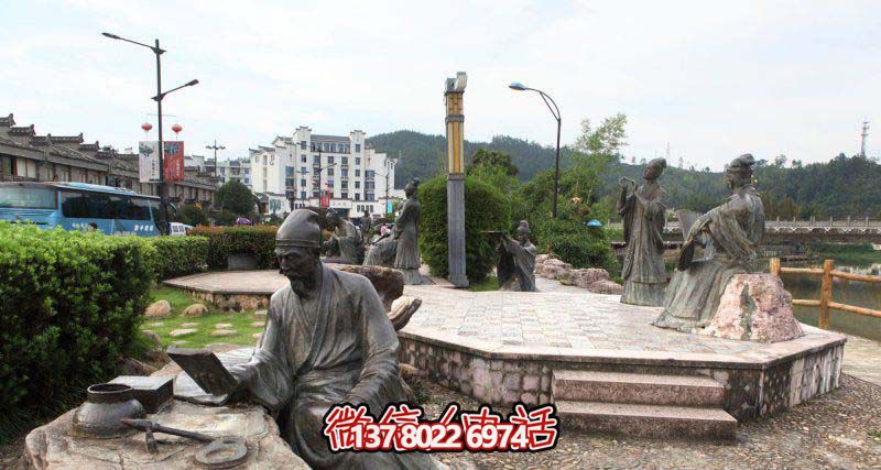 古典玻璃鋼雕塑銅仿男子讀書(shū)雕塑 古典玻璃鋼雕塑銅仿男子讀書(shū)雕塑