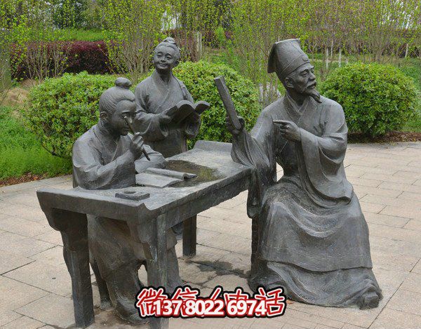 古代庭院景區，一起讀書(shū)、雕塑、感受古風(fēng)