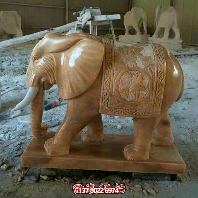 室內裝飾藝術(shù)品——紅色晚霞大象石雕景觀(guān)擺件 室內裝飾藝術(shù)品——紅色晚霞大象石雕景觀(guān)擺件