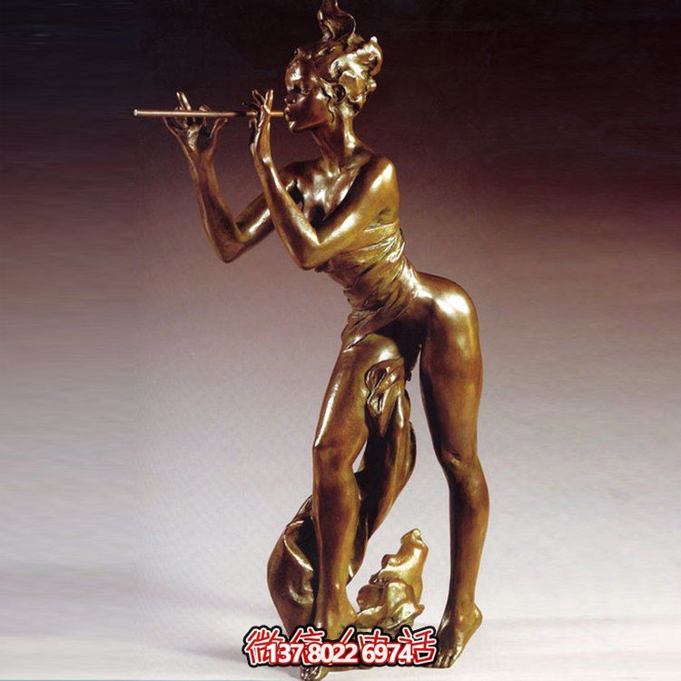 家用玻璃鋼仿銅園林景觀(guān)擺件