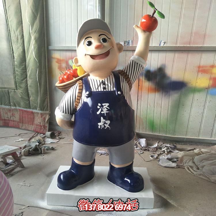 玻璃鋼彩繪擺件，點(diǎn)綴飯店酒店戶(hù)外廣場(chǎng)公園雕塑