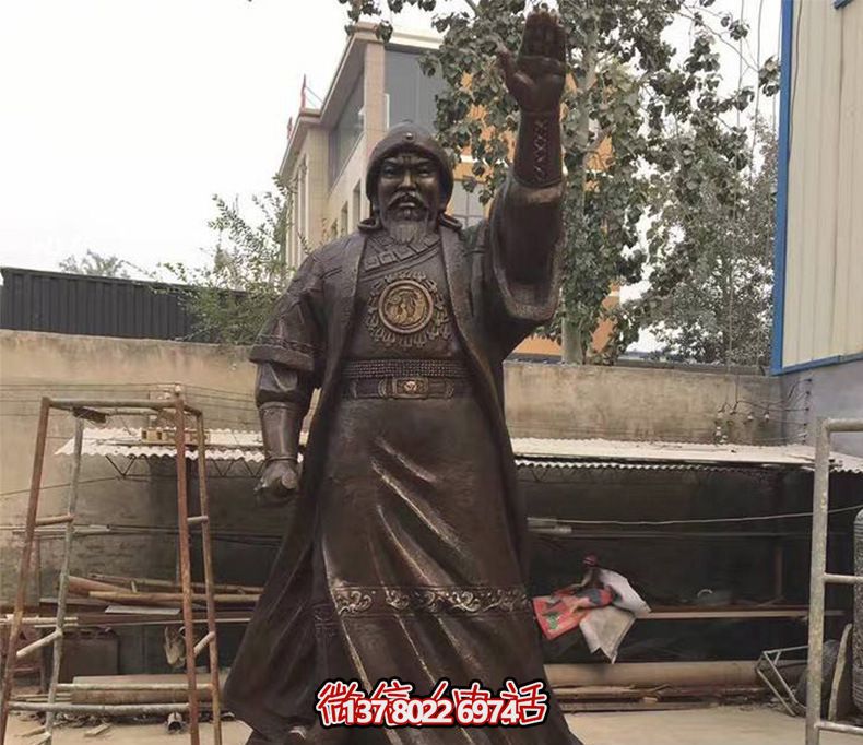 景區銅雕創(chuàng )意成吉思汗雕塑 景區銅雕創(chuàng )意成吉思汗雕塑