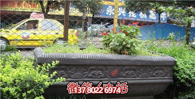 經(jīng)典創(chuàng )意仿古青石浮雕花盆雕塑 經(jīng)典創(chuàng )意仿古青石浮雕花盆雕塑