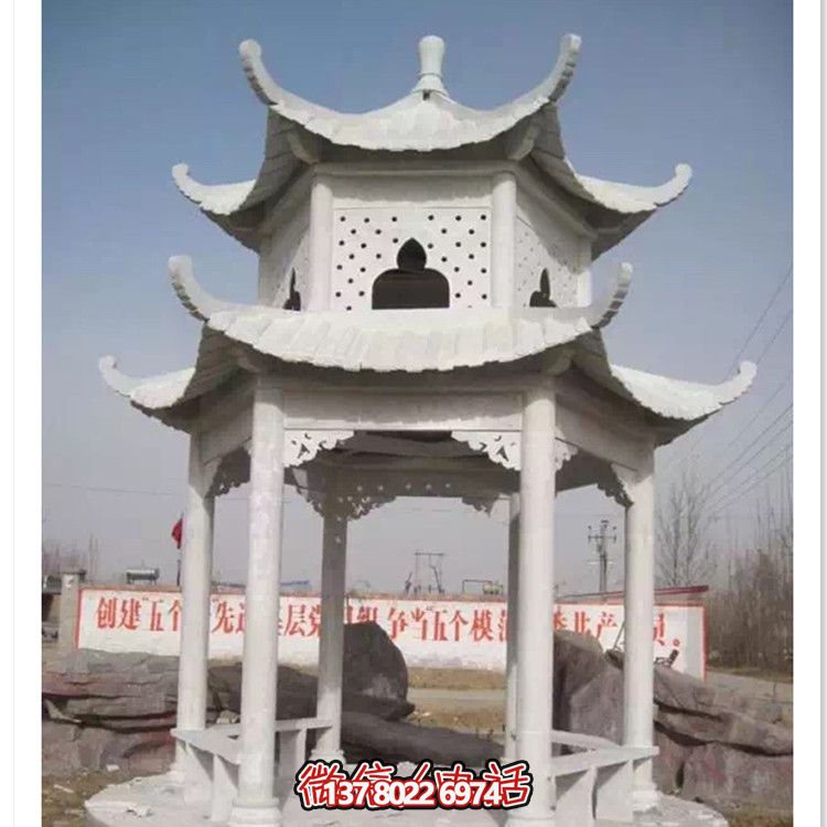 舒適寧靜的大理石涼亭，完美滿(mǎn)足休息需求