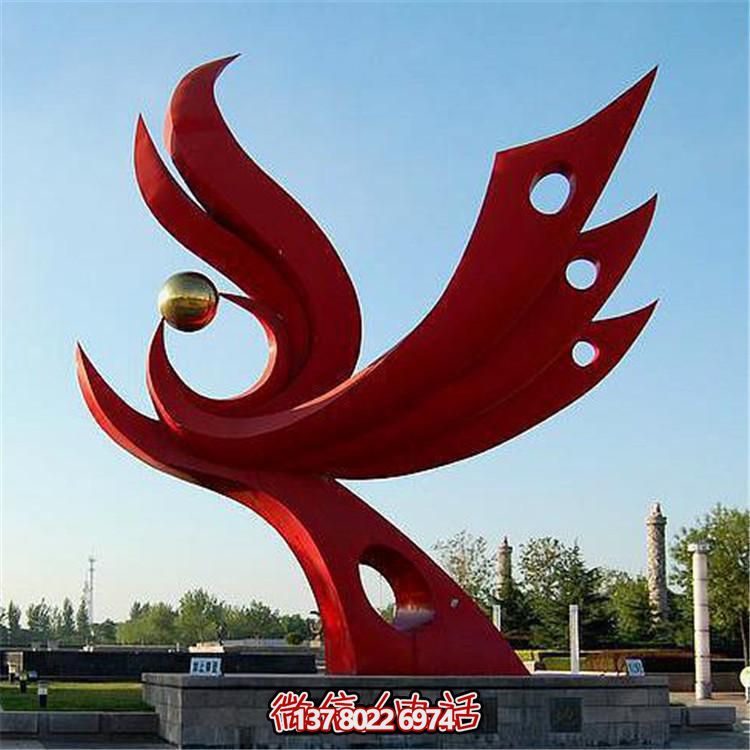 不銹鋼抽象景觀(guān)擺件，提升戶(hù)外廣場(chǎng)裝飾氣質(zhì)