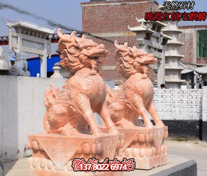 仿古神麒麟石雕，點(diǎn)綴您的庭院門(mén)口