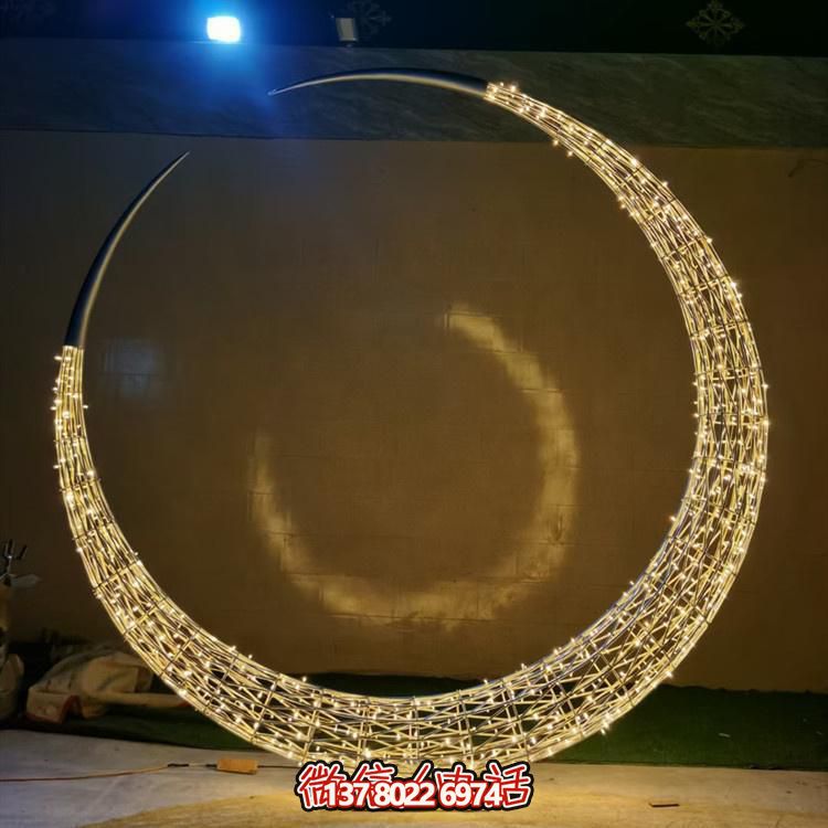 不銹鋼創(chuàng  )意照明景觀(guān)擺件完美點(diǎn)亮夜晚風(fēng)景