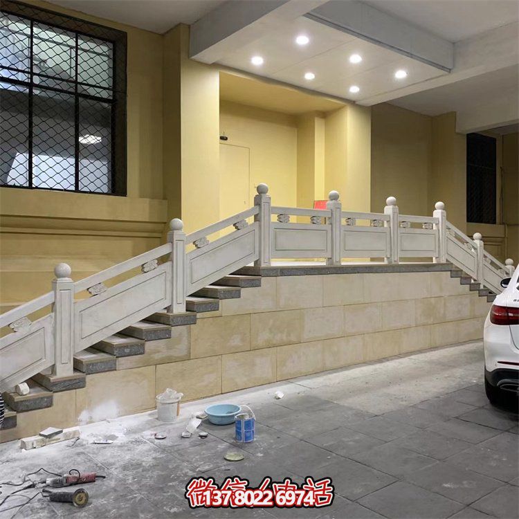 精美大理石園林景觀(guān)扶手護欄雕塑
