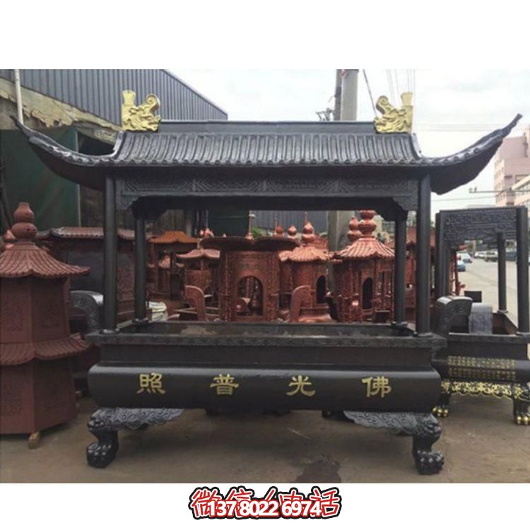 精美銅雕香爐，裝點(diǎn)您的景區、寺廟、戶(hù)外