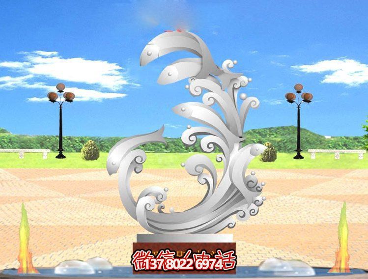 玻璃鋼雕塑魚(yú)躍龍門(mén)傳承古老傳統，展示創(chuàng  )意美感
