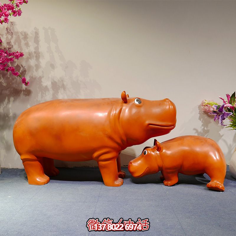 公園里擺放的一大一小的玻璃鋼創(chuàng )意海馬雕塑 公園里擺放的一大一小的玻璃鋼創(chuàng )意海馬雕塑