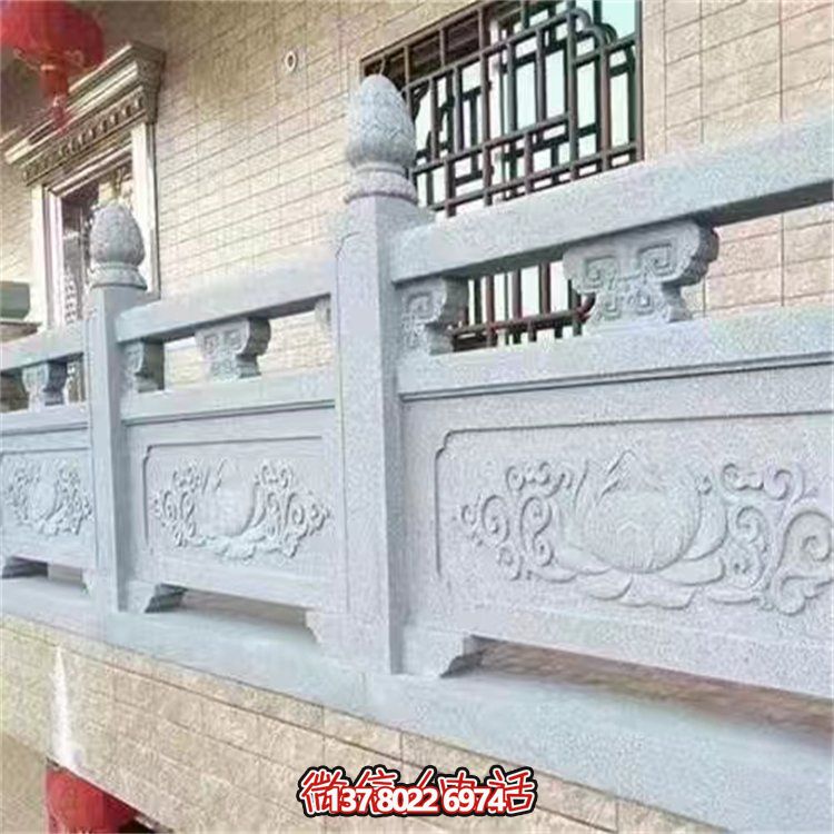 大理石石雕戶(hù)外園林景觀(guān)欄桿欄板雕塑