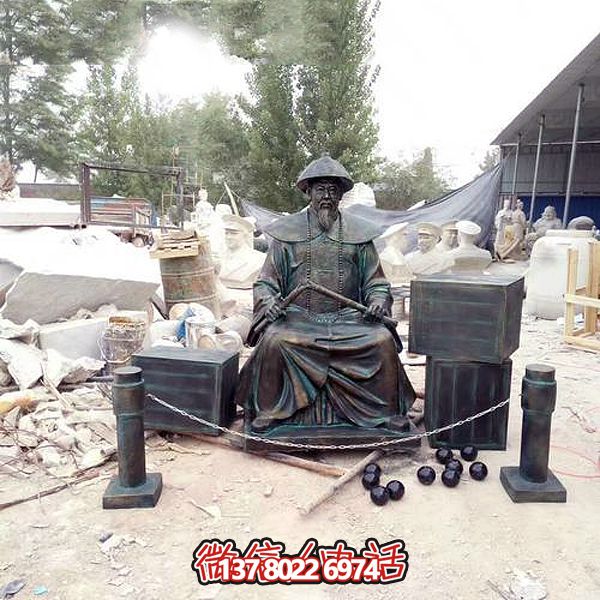 園林景觀(guān)玻璃鋼仿銅做舊林則徐銷(xiāo)煙情景小品擺件雕塑 園林景觀(guān)玻璃鋼仿銅做舊林則徐銷(xiāo)煙情景小品擺件雕塑