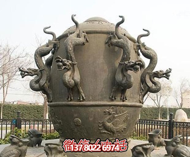 花園庭院創(chuàng )意不銹鋼做舊地動(dòng)儀雕塑 花園庭院創(chuàng )意不銹鋼做舊地動(dòng)儀雕塑