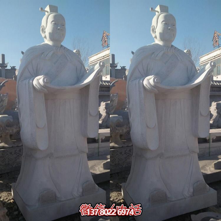 大理石雕刻古代人物雕塑景區戶(hù)外廣場(chǎng)擺件