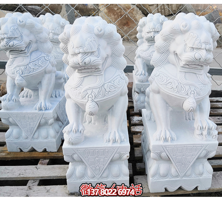 天安門(mén)獅子，漢白玉中式傳統北方石獅子