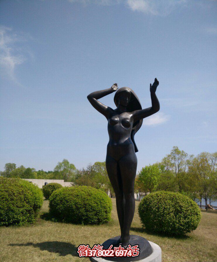戶(hù)外公園景觀(guān)銅雕女孩雕塑 戶(hù)外公園景觀(guān)銅雕女孩雕塑