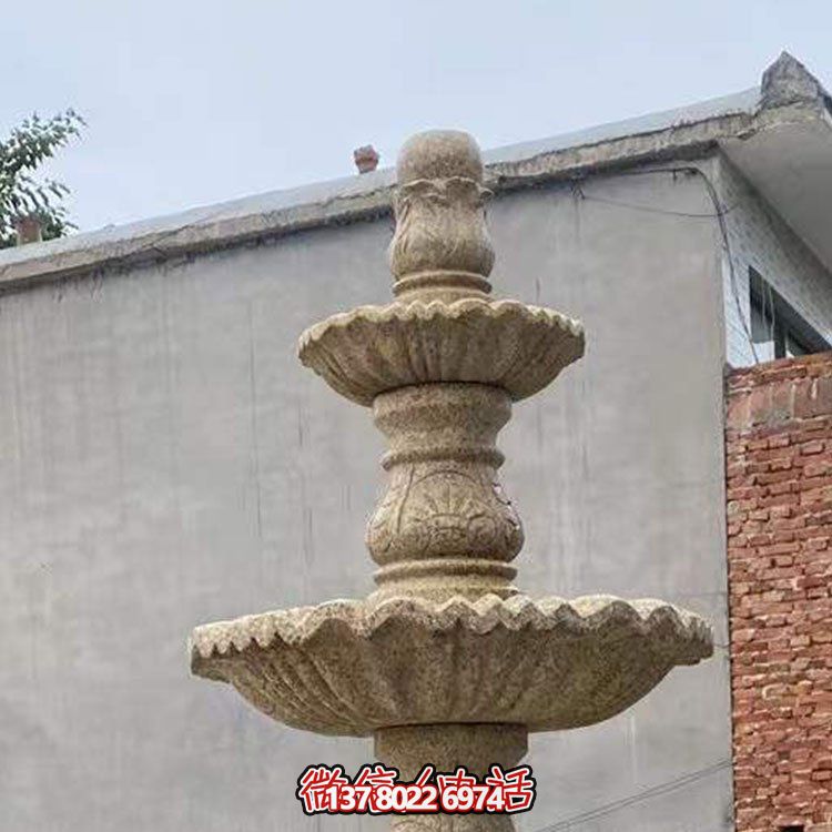 大理石石雕戶(hù)外園林景觀(guān)噴泉雕塑