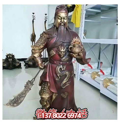 園林景觀(guān)家居供奉武財神
