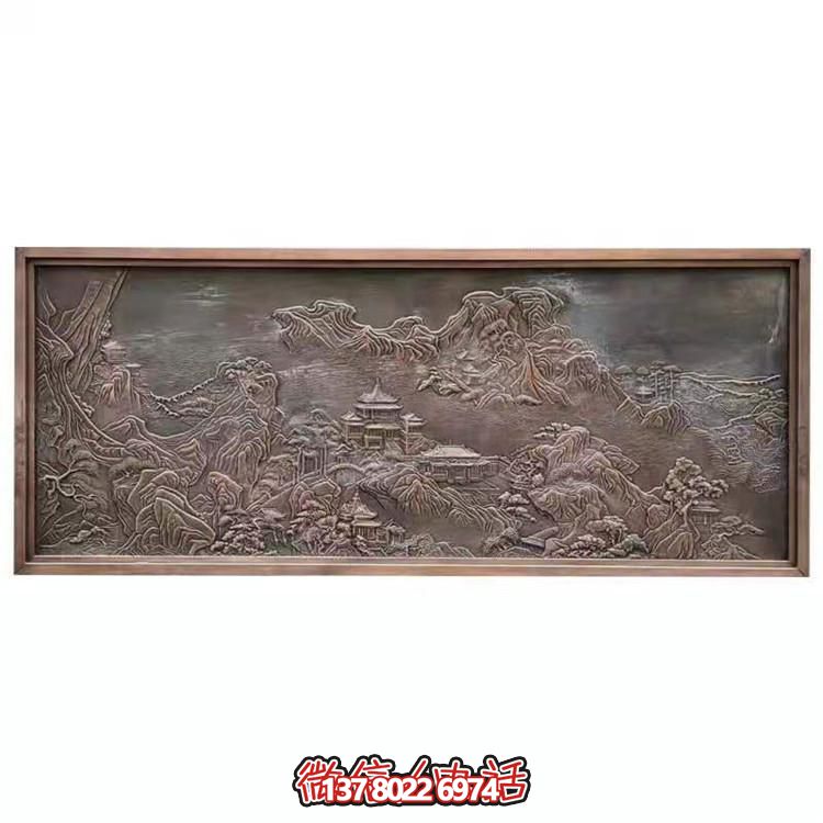 園林室內浮雕銅雕壁畫(huà)