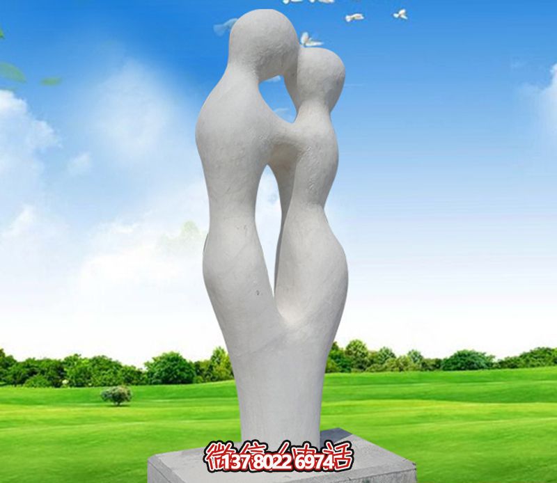 廣場(chǎng)大理石少數民族抽象石雕情侶雕塑 廣場(chǎng)大理石少數民族抽象石雕情侶雕塑