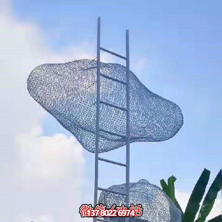 景區公園不銹鋼鐵藝網(wǎng)格云朵