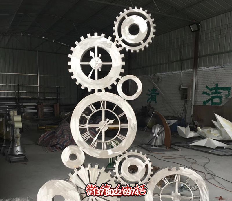 城市創(chuàng )新不銹鋼齒輪雕塑 城市創(chuàng )新不銹鋼齒輪雕塑