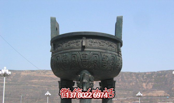 廣場(chǎng)創(chuàng )意青銅鼎雕塑 廣場(chǎng)創(chuàng )意青銅鼎雕塑