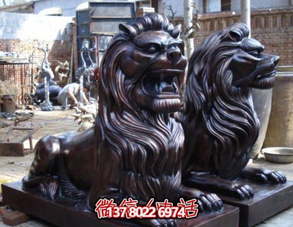 大型不銹鋼銅雕仿真動(dòng)物獅子雕塑 大型不銹鋼銅雕仿真動(dòng)物獅子雕塑