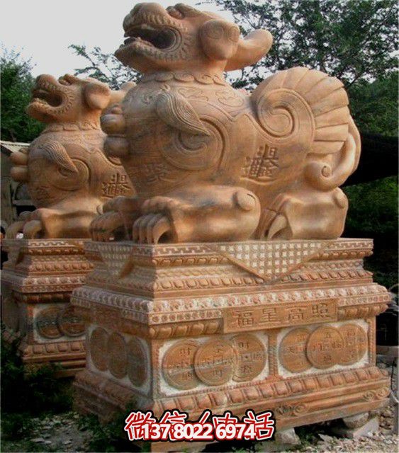 庭院創(chuàng )意黃蠟石石雕貔貅雕塑 庭院創(chuàng )意黃蠟石石雕貔貅雕塑